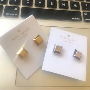 Kate Spade ♠️ Square Dipper Stud Earrings